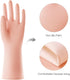 COOLJOB 2 Pairs Rubber Gloves for Dishwashing Cleaning, Cotton Lined Household Gloves, Waterproof Gloves for Kitchen Bathroom, Orange & Blue, Medium