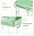 UNITED FLAMES 2-Pack Clear Medicine Storage Box, First Aid Box Empty with Locking Lid & Handle, Medicine Organizer Box