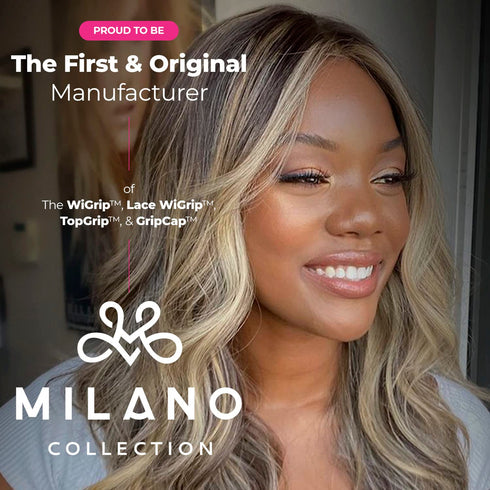 Milano Adjustable Elastic Wig Band with Hooks for Secure Fit & Comfort, Tan Wig Strap and Headband Accessories