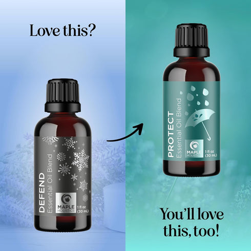 Defend Cleaning Essential Oil Blend, Pure Undiluted Natural Oils for Home Cleansing, Aromatherapy Essential Oil