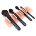 ZJchao Brush Drying Rack, Soft Silicone Wall Mounted Makeup Brush Holder Organizer for Home (Bare Pink)