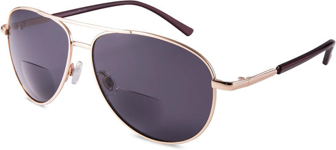 EYEGUARD Unisex Bifocal Sunglasses Readers, UV400 Protection, Outdoor Reading Glasses for Men and Women