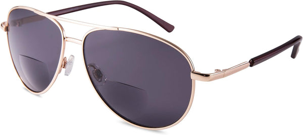 EYEGUARD Unisex Bifocal Sunglasses Readers, UV400 Protection, Outdoor Reading Glasses for Men and Women