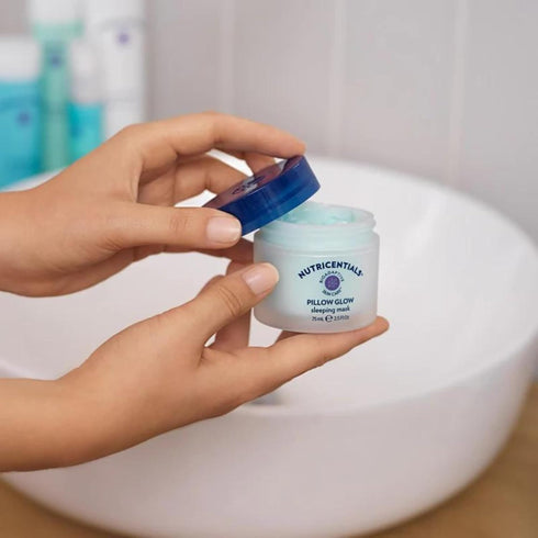 Nu Skin Pillow Glow Overnight Hydration Mask - Bioadaptive Botanical Complex for Glowing Skin