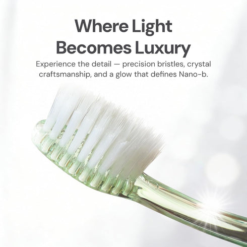 Silver Soft/Medium Bristle Manual Toothbrush with Travel Case