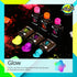 UR SUGAR Glow in the Dark Gel Nail Polish Set - 6 Colors Halloween Neon Bright Luminous Soak Off Nail Polish