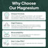 Pure Magnesium Glycinate with Zinc - Maximum Strength Chelated Magnesium Supplement for Muscle Cramps and Sleep Support