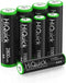 HiQuick AA AAA Rechargeable Batteries Combo - 2800mAh AA (4 Pack) and 1100mAh AAA (4 Pack), 1.2V Ni-Mh