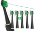 Replacement Toothbrush Heads for Waterpik Sonic Fusion Models (SF-01, SF-02, SF-03, SF-04), 5 Count, Black
