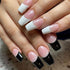 Makartt Gel Nail Polish Kit, Black White Soak Off Nail Gel Set, LED Required, 2Pcs