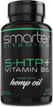 200mg 5-HTP + Vitamin B6 - Natural Stress Relaxation, Mood & Sleep Boost, Extended Time Release, 60 Softgels