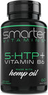 200mg 5-HTP + Vitamin B6 - Natural Stress Relaxation, Mood & Sleep Boost, Extended Time Release, 60 Softgels