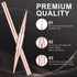 9Pcs Nail Art Brushes Set - Professional Double-Ended Acrylic Liner Detail Brushes for DIY Home Salon