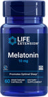 Life Extension Melatonin, 10 mg, Healthy Dose for Sleep Support, 60 Capsules