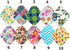 JOBEBE 10 8 Inch Pieces Light Mama Cloth/Menstrual Pads/Reusable Sanitary Pads Panty Liner