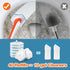 JEHONN Disposable Toilet Bowl Cleaner Wand with 40 Cleaner Refills, Wall Mounted Long Handle Bathroom Scrub Brush Set