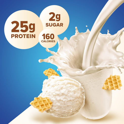 Whey Powder, High Protein, Low Sugar, Gluten Free, Vanilla Cream, 1.75 lbs