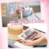 Reginary 50 Pcs Inspirational Gifts for Women, Mini Cosmetic Bag with Zipper, Encouragement Birthday Gift