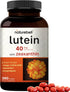 Lutein 40mg and Zeaxanthin 1,600mcg - 360 Softgels with Omega-3s, Astaxanthin & Phospholipids for Eye Antioxidant