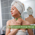 Jade Massage Comb, Gua Sha Comb - Natural Jade Stone Hair Comb for Head Scalp,Body, Facial Massage, Anti-Static Jade