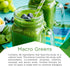 Macro Greens Powder - MacroLife Naturals, 38 Superfood Probiotic Antioxidant Supplement, 10oz (30 Servings)