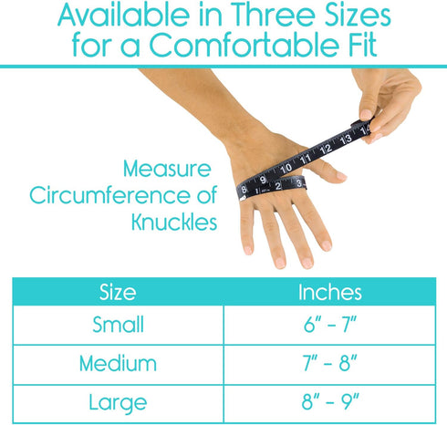 Vive Arthritis Gloves with Grips - Textured Fingerless Compression Gloves for Rheumatoid & Osteoarthritis Pain Relief