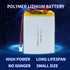 3.7V 3200mAh 605585 Lithium Polymer Ion Rechargeable Battery with 2P PH 2.0mm Pitch Connector