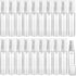 20Pcs 10ml Airless Pump Bottle Set - Refillable Plastic Vacuum Dispenser for Lotion & Toiletries
