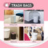 Teivio Strong Trash Bags, 2 Gallon, 120 Counts, Pink, Bathroom Trash Can Liners
