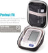 LotFancy Hard Case Travel Bag for Omron BP742N 5 Series Upper Arm Blood Pressure Monitor with Cuff That fits Standard and Large Arm