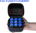 JFGLORIX 10ml U-100 Vials,9-Slot,Black (9 Insulin Fridge Holder Storage Case Insulin Vial Protector Holder Insulin