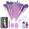 Koccido Makeup Brushes 22 Pcs Makeup Kit, Foundation Brush, Eyeshadow Brush Set (Purple, 22 Piece Set)
