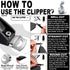 Nail Tip Clipper Edge Cutter for Artificial Acrylic Nails, Stainless Steel Trimmer Tool for Manicure & Pedicure