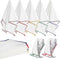 Ubamdom 5 Pcs Wine Glass Polishing Cloths Large Microfiber Cleaning Cloths 20 x
