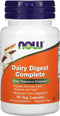 NOW Dairy Digest Complete, 90 Veg Capsules