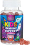 Kids Immune Support Gummies with Vitamin C, Zinc & Echinacea, Vegan, Berry Flavor - 90 Gummies