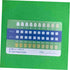 Ipetboom 20-Piece Set PVC Tooth Shade Comparison Chart Matte Finish Tooth Color Contrast Cards for Whitening Supplies