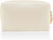 Small Portable Makeup Bag for Women, Waterproof Cosmetic Pouch for Travel, Toiletry Bag (Beige, Normal)