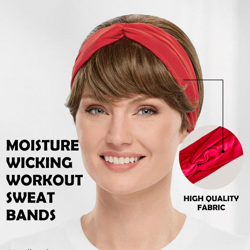 lotus78 Headbands for Women - Fashionable Sports Hairbands, Elastic Wide Non-Slip Workout Yoga Headbands, Pack of 6