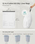 SONGMICS Trash Bags for 12-14.5 Gallon (45-55L) Trash Cans, 120 Count Drawstring Kitchen Garbage Bags, 3 Rolls