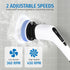 Electric Spin Scrubber, Cordless Scrubber with 7 Replaceable Cleaning Brushes and Dual Speed, Power Scrubber