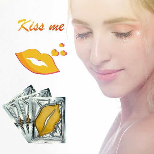 Jakuva Collagen Lip Mask, Gel Lip Care Lip Patches for Moisturizing, Nourishing & Firming Lips, Lip Sleeping Mask, 30