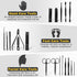 Manicure Set Personal Care, 20 In 1 Professional Grooming Kit with Luxurious Travel Case for Men