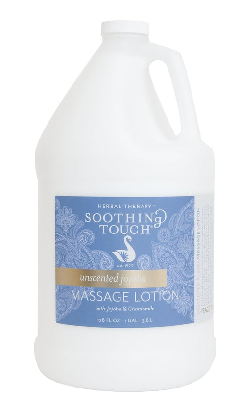 Soothing Touch 304892-06-LE128 Unscented Jojoba Massage Lotion, Arnica Flower, Aloe Vera, Deeply Moisturizing, 1