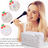 LYDZTION 2Pcs Cute Quilted Makeup Bag for Women, Coquette Cherry Makeup Bag with Purse Pouch, Travel Essentials