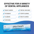 Dental Appliance Cleanser, 24 Packets of Concentrated Cleaner Powder for Retainers & Dentures, Mint Flavor