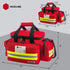 REDCUBE Emergency Bag - First Aid Empty Bags, Professional Multiple Compartment Kit Carrier for Emergency Medical