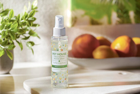 One Fur All Pet House Freshening Room Spray, Fresh Citrus, Pack of 2, Non-Toxic & Pet-Friendly