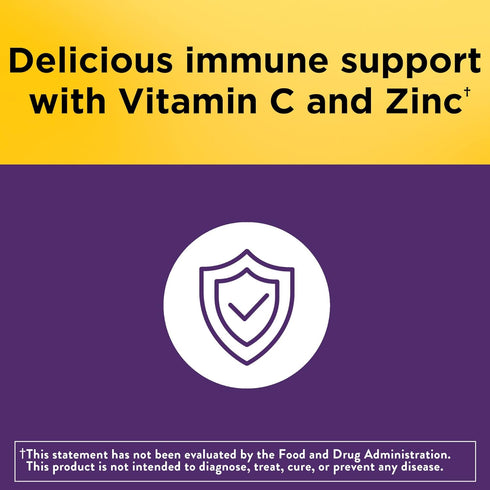 Nature Made Elderberry with Vitamin C and Zinc - Dietary Supplement for Immune Support, 100 Gummies, 50 Day Supply