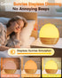 Thybro 30 Sunrise Alarm Clock with Sound Machine - Wake Up Light, Wood Grain, Bluetooth, Dual Digital Alarm Clocks
